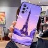 Adequado para capa de celular S25ULTRA TPU macio A54 A17 Torre Eiffel de desenho animado S26PLUS fogos de artifício A90 capa protetora A07