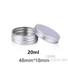 Caja Vacía para Ungüento de Hierba Morada DIY, Bálsamo de Menta y Ajenjo Casero, Empaque para Bálsamo Labial, Caja Pequeña de Lata, Caja de Aluminio, Botella para Crema para Reenvasar