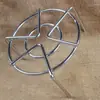 Rack de Vaporização Sólido de Perna Única com Espessura de Quatro Centímetros, Bandeja de Vaporização Triangular, Vaporizador Multiuso, Rack de Vaporização Universal de Grau Alimentício, Tripé Alto e Baixo