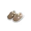 Sapatos de Inverno para Bebê para Mulheres 0-6-12 Meses Solado Macio Forrados com Lã Sapatos de Algodão para Bebê Sapatos para Crianças Pequenas Outono e Inverno Bebês e Crianças Pequenas