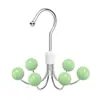 Colgador multifuncional de seis garras para el hogar, tirante para almacenamiento de ropa interior, armario de dormitorio, colgante giratorio de 360 grados