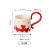 Exquisita taza de café y plato juego Taza de regalo acompañante Caja de regalo de lujo ligero regalo de inauguración de la casa boda cumpleaños taza de cerámica