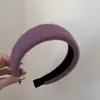 Faixa de Cabeça de Veludo de Lã para Mulheres 2025 Nova Moda Outono e Inverno Grampo de Cabelo Fashionável Faixa de Cabeça Adorável Chapéu de Aba Larga