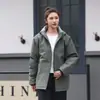 Venta al por mayor de chaquetas de esquí, ropa de trabajo personalizada, tres en uno desmontable, chaquetas impermeables de otoño e invierno, uniformes escolares