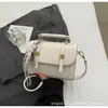 Bolso Popular de Moda de Gama Alta para Mujer 2025 Nuevo Simple para Viajes Diarios Versátil Portátil Pequeño Cuadrado Bolso de Hombro Cruzado