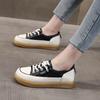 Zapatos Blancos de Piel Genuina para Mujer, Tenis de Suela Suave y Punta Redonda, Zapatos Planos Versátiles Casuales, Nuevo Estilo Primavera 2026, Zapatos de Uso Doble