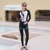 Ropa Familiar Traje de Buceo para Mujer Manga Larga Pantalones Traje de Baño Dividido Traje de Snorkel para Hombre Dividido Pareja Snorkel Traje de Medusa