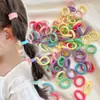 Anillo de Toalla Infantil Duradero de Colores Dulces Anillo para el Pulgar del Bebé de Alta Elasticidad Diadema de Banda de Goma para Niña No Lastima el Cabello Adorno para la Cabeza