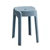 Directamente del fabricante, taburetes de plástico engrosados para uso doméstico, taburetes de comedor apilables, cómodos para sentarse a largo plazo, taburetes de molino de viento