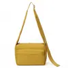 Bolso Cruzado de Hombro Único Casual de Verano 2026 para Mujer, Compacto, Casual, Impermeable, Color Sólido, Tela de Nylon para Viajes Diarios, Bolso Cuadrado Pequeño