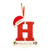 Navidad Transfronteriza Creativa Sombrero de Navidad Decoraciones con Letras en Inglés Bendición de Árbol de Navidad Decoración del Hogar Regalos