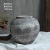 Ornamentos de Vaso Jingdezhen Cerâmica Sala de Estar Arranjo de Flores Gres Pote de Cerâmica Retrô Vaso de Flores Recipiente para Flores