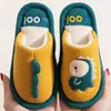 Chinelos de Algodão para Meninos 2025 Novo Estilo Antiderrapante Criança Pequena Crianças Bebê Sapatos de Casa Outono e Inverno Infantil Sapatos Peludos