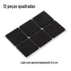 Tapete de mesa e cadeira espesso EVA para mesa e banco, tapete de pé para cadeira, piso de móveis, tapete protetor silencioso antiderrapante