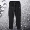 Pantalones Casuales para Hombre Jóvenes Moda Popular Marca Sueltos Acortados Pantalones Casuales Color Sólido Verano Pantalones de Salón