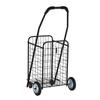 Carrito de Compras Plegable Personalizado Carrito de Compras de Metal Portátil Supermercado Comestibles Hogar Cesta para Exterior
