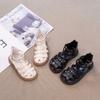 Sandálias Romanas Infantis 2026 Verão Novo Estilo Coreano Modernas com Solado Macio Antiderrapantes Casuais Fechadas na Ponta para Crianças Maiores