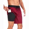 Shorts Masculino de Verão Novo Transfronteiriço, Shorts de Praia Fashion para Férias, Tamanho Grande Masculino com Forro de Seda Leite Quatro Cantos