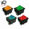 Venta Directa Interruptor con Forma de Barco Kcd4, Interruptor Basculante de Dos Posiciones y 2 Pines para Pulverizadores Eléctricos, Interruptor Iluminado de Cuatro Pines
