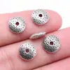 10X3Mm 0,8g Multicor Comércio Exterior Mais Vendidos Bestsellers Contas com Furo Grande e Pequeno Contas Espaçadoras