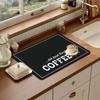 Tapete Drenante para Cozinha Amazon Transfronteiriço, Jogo Americano Absorvente de Secagem Rápida, Jogo de Mesa, Tapete de Controle de Água para Secar Tigelas e Hashis, Tapete para Bar e Café
