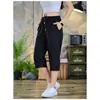 Moda de Verano Transfronteriza Nuevos Pantalones Cropped Rectos Frescos de Seda de Hielo para Hombre, Holgados y Versátiles, Pantalones Deportivos Finos Transpirables