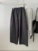 Pantalones de pierna ancha tipo globo plisados de cintura alta estilo retro japonés para mujer, que ofrecen un ajuste relajado, efecto adelgazante y un versátil diseño de patchwork, perfectos para uso casual en otoño.