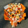 Brillante Temporada de Graduación Papel de Flor de Papel Dorado Papel de Regalo Gana el Primer Lugar en la Lista Dorada Tienda de Flores de Papel Kraft Arte Floral