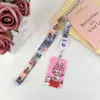 Insignia de Serie Única Labubu Titular de Tarjeta con Cuerda Larga Tarjeta de Comedor Estudiantil Cubierta Protectora Hebilla para Tarjeta de Acceso Tarjeta de Autobús