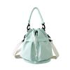 Bolso tipo cubo informal de gran capacidad, nuevo bolso de hombro con cordón ajustable y diseño avanzado para mujer.