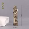 Latón Retro Antiguo Ocho Inmortales sobre el Mar Adorno Pequeño para el Hogar Decoración Escritorio de Oficina Mascota de Té Adornos Piezas de Juguete de Mano