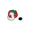 Insignia de Aleación de Animal Pequeño de Fruta Decoraciones de Ropa de Ajuste Fijo Original Gato Fresa Dibujos Animados Broche Lindo