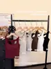 11040 # Nuevo Estilo Primavera y Verano Tirante Ancho Hueco Camisola Integrada para Ropa Interior y Exterior