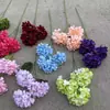 Flor Artificial para Boda Hortensia Individual Flor para Salón de Bodas Cascada Mar de Flores Paisajismo Económico Hortensia tipo Paleta