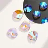 Concha Forma de Mar Color Super Brillante Vidrio Agujero para Colgar Perlas de Cristal Hecho a Mano DIY Pulsera Collar Colgante de Joyería