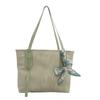 Bolsa Grande Estilo Fresco Pequeno Feminina 2024 Primavera e Verão Nova Bolsa Feminina de Alto Valor de Cor Moda Jovem Elegante Ins bolsa de trabalho