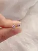 Pendientes de botón con lazo rosa de amor para mujer, pendientes dulces para dama, sin perforación, selección libre, joyería para niños