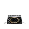 Moda de Lunares con Herrajes Metálicos 2026 Nuevo Estilo de Verano para Mujer Elegante Bolso Pequeño Cuadrado de Hombro Cruzado de Gran Capacidad para la Noche