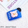 Porquinho Chocolate Brinquedo Alimentício Desenho Animado Acessórios de Cola de Creme Fivela de Sapato Criativa Materiais Acessórios de Resina Joias DIY Grampo de Cabelo