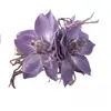 Nuevo Pasador de Flor de Jazmín Morado Estilo Chino con Diseño de Flor Realista, Accesorio para el Cabello de Pinza Lateral para Mujeres, Adecuado para Cheongsam