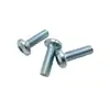 En Stock Acero al Carbono Zincado Azul-Blanco Tornillos de Cabeza Plana de Seis Lóbulos M2-M12 Tornillos de Cabeza Plana Grandes