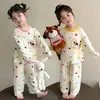 Pijama de una pieza para niña, Nuevo estilo para primavera y otoño, Ropa para casa, Monopadre de manga larga para bebés niñas