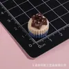 Acessórios de Resina de Chocolate para Simulação Miniatura 3D Cola de Creme Chaveiro DIY Capa de Celular Artesanal Acessórios de Cabelo Venda por Atacado