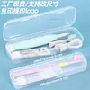 Portacepillos de Dientes y Pasta de Dientes Delgado, Estuche de Cepillo de Dientes Largo Transpirable, Portacepillos de Dientes y Enjuague Bucal de PP, Estuche Protector para Cepillo de Dientes Eléctrico