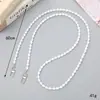 Joyería Zhuzui Nueva Cadena Cruzada de Perlas ABS Hecha a Mano con Cuentas Cadena para Teléfono Móvil Correa para Teléfono Móvil Cadena de Bolso de Hombro