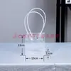 Bolsa de Mano Transparente con Flores, Bolsa de Mano de Plástico para Ramo, Material de Empaque para Flores, Bolsa para Ramo, Bolsa de Empaque para Regalo