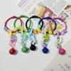 Chaveiro Criativo de Sino DIY Corrente para Capa de Celular Boneco Pendurado Ornamentos Corrente Colorida Acessórios de Chaveiro Pingente de Bolsa