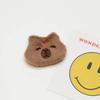 Muñeco Colgante de Capibara de Peluche Broche Calzado Calcetín Accesorio para el Cabello Adorno Creativo