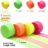 Faixa de Aniversário Fluorescente Estrela de Festa Fluorescente Guirlanda Redonda de Papel Decoração Decoração de Fundo para Aniversário Infantil Suprimentos