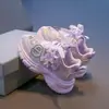 Zapatillas para Niñas 2026 Verano Bebé Princesa Suela Suave Zapatos de Moda Lentejuelas Zapatos Tipo Papá para Niñas Pequeños Zapatos Antideslizantes